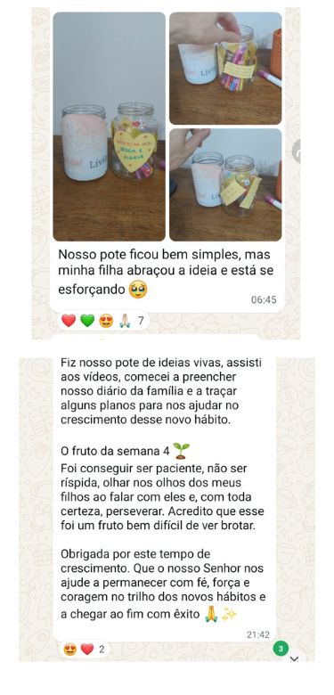 Depoimento de uma família do Fundamento, número 12