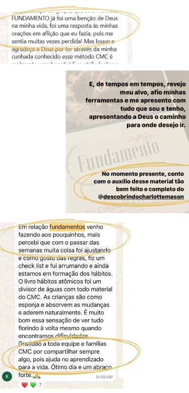 Depoimento de uma família do Fundamento, número 16
